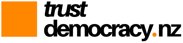 Trust Democracy AGM 2024 logo